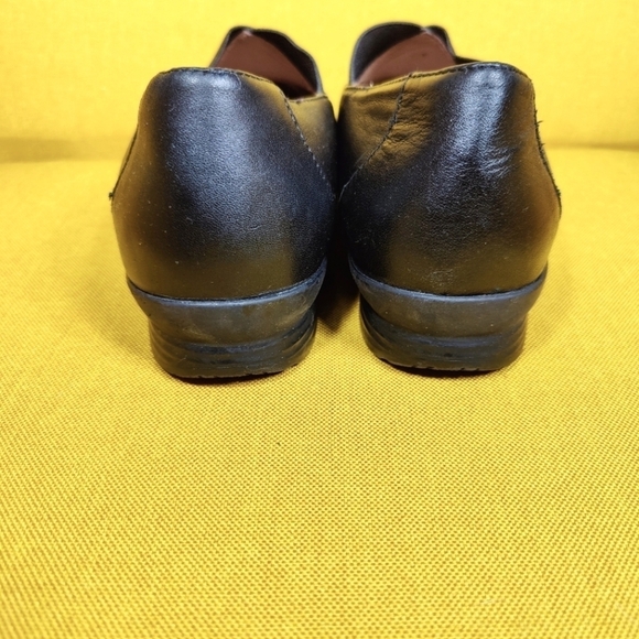 Dansko Ann Black Leather Slip On Flats Women's Shoes Size 10.5-11 - Picture 6 of 8